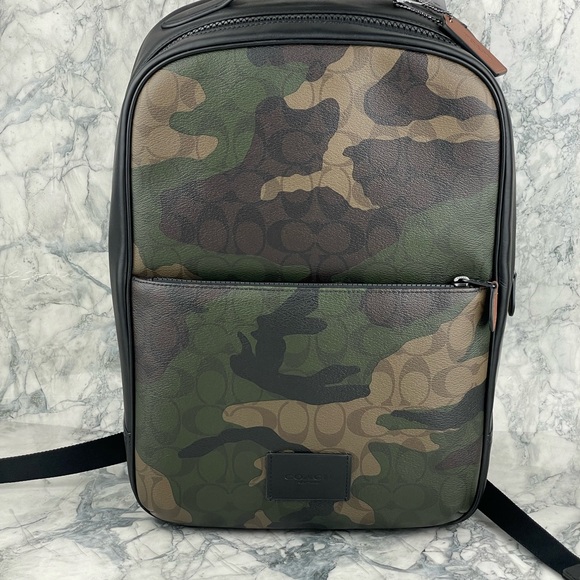 NWT $450 Coach Men’s H2121-C6683 Signature Camouflage - Picture 11 of 14